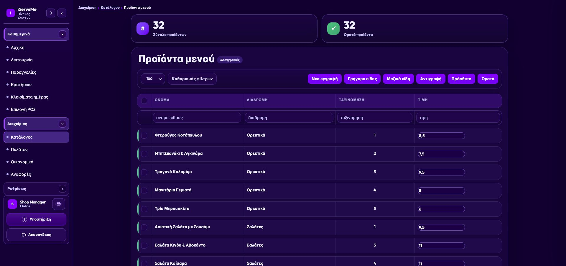 iServeMe — Κάθε πιάτο στη θέση του.